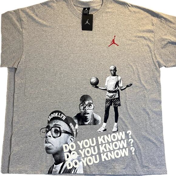 Vintage Air Jordan Jumpman Tee Mens Size 3XL Gray 2006 Spike Lee Do You Know? - Picture 1 of 11
